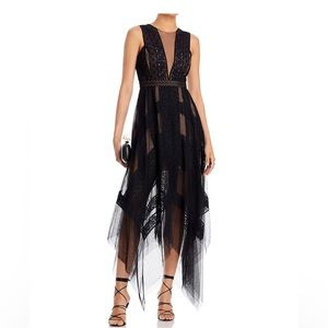 Bcbgmaxazria Andi Lace Trim Evening Dress! Beautiful, great condition, worn once